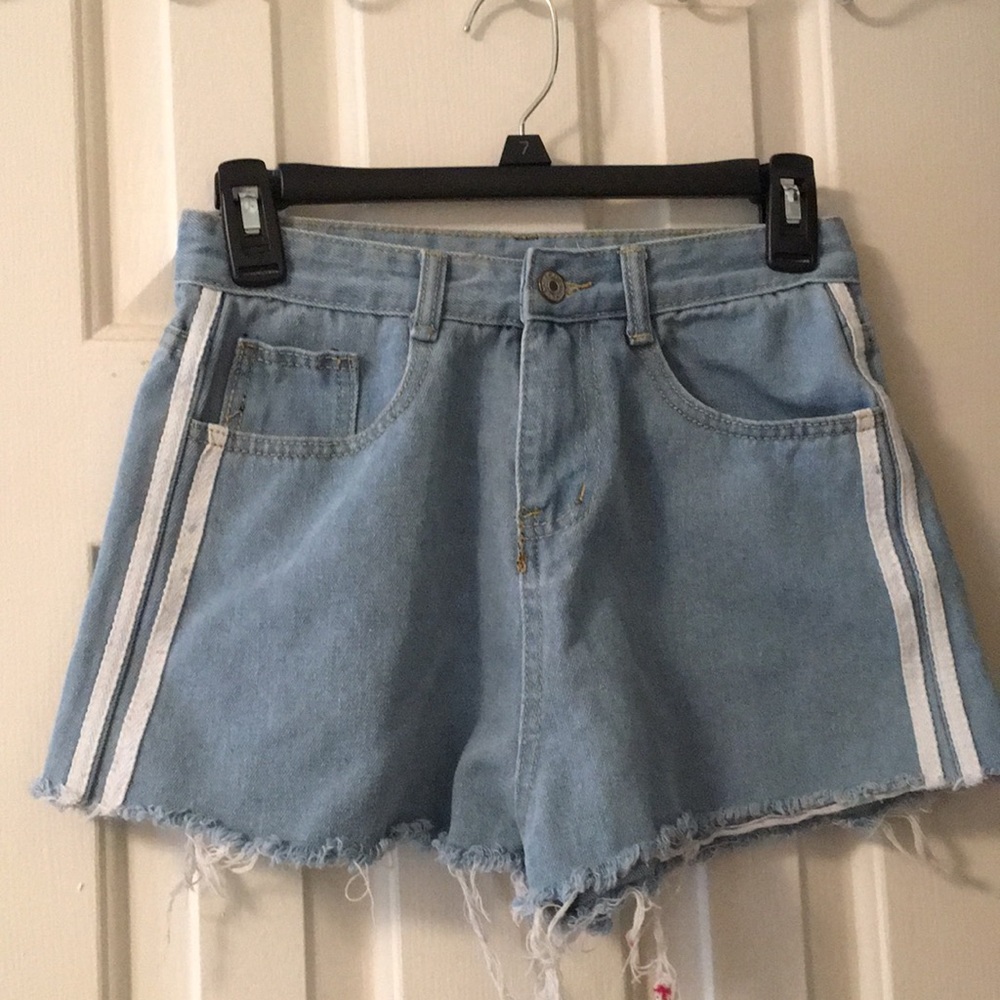Denim shorts